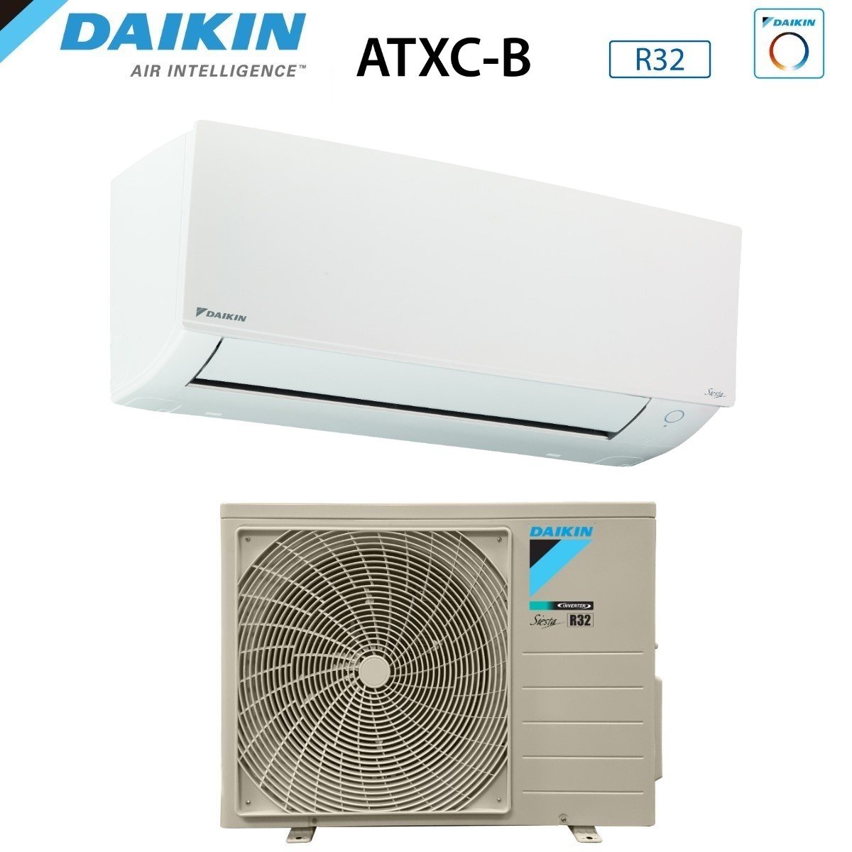 climatizzatore condizionatore daikin inverter serie siesta 9000 btu atxc25b ftxc25b r 32 wi fi optional