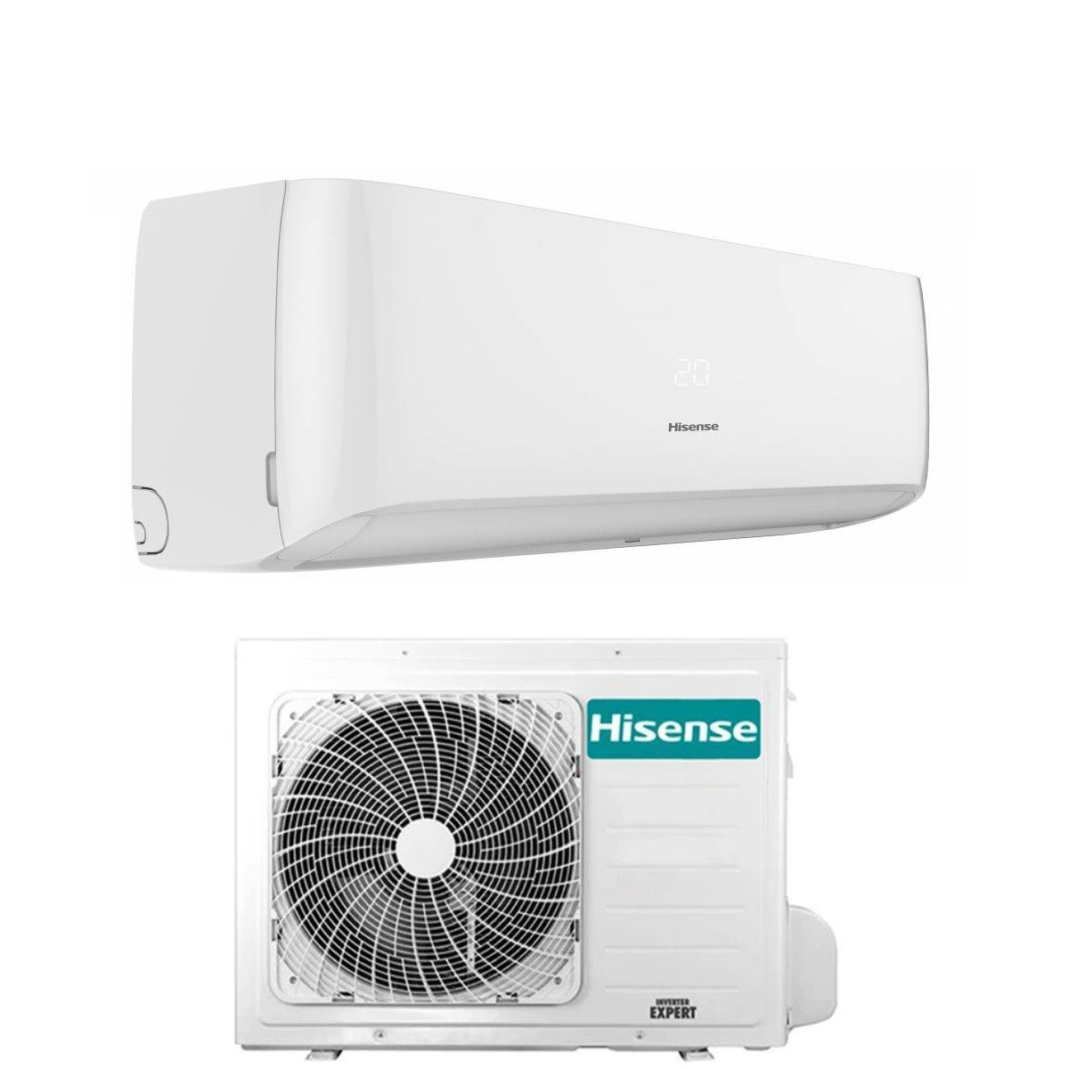 climatizzatore condizionatore hisense inverter serie easy smart 9000 btu ca25yr05g _ ca25yr05w r 32 wi fi optional classe a__ a_