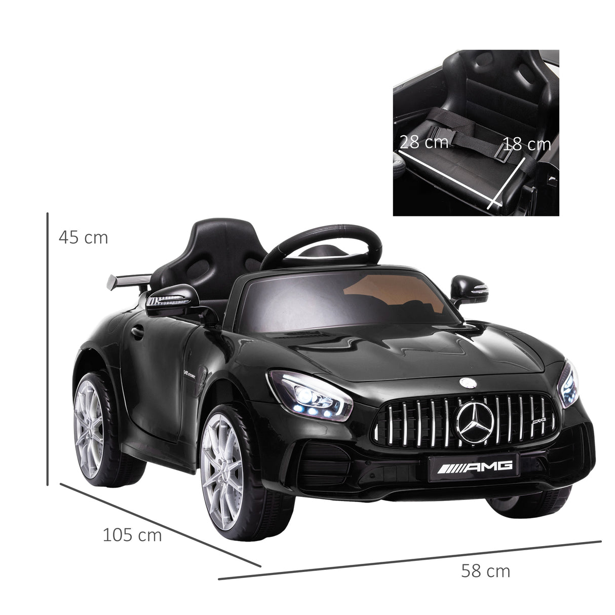 immagine-3-easycomfort-easycomfort-macchinina-per-bambini-elettrica-12v-con-licenza-mercedes-amg-gtr-velocita-3-5kmh-telecomando-luci-e-suoni-nera