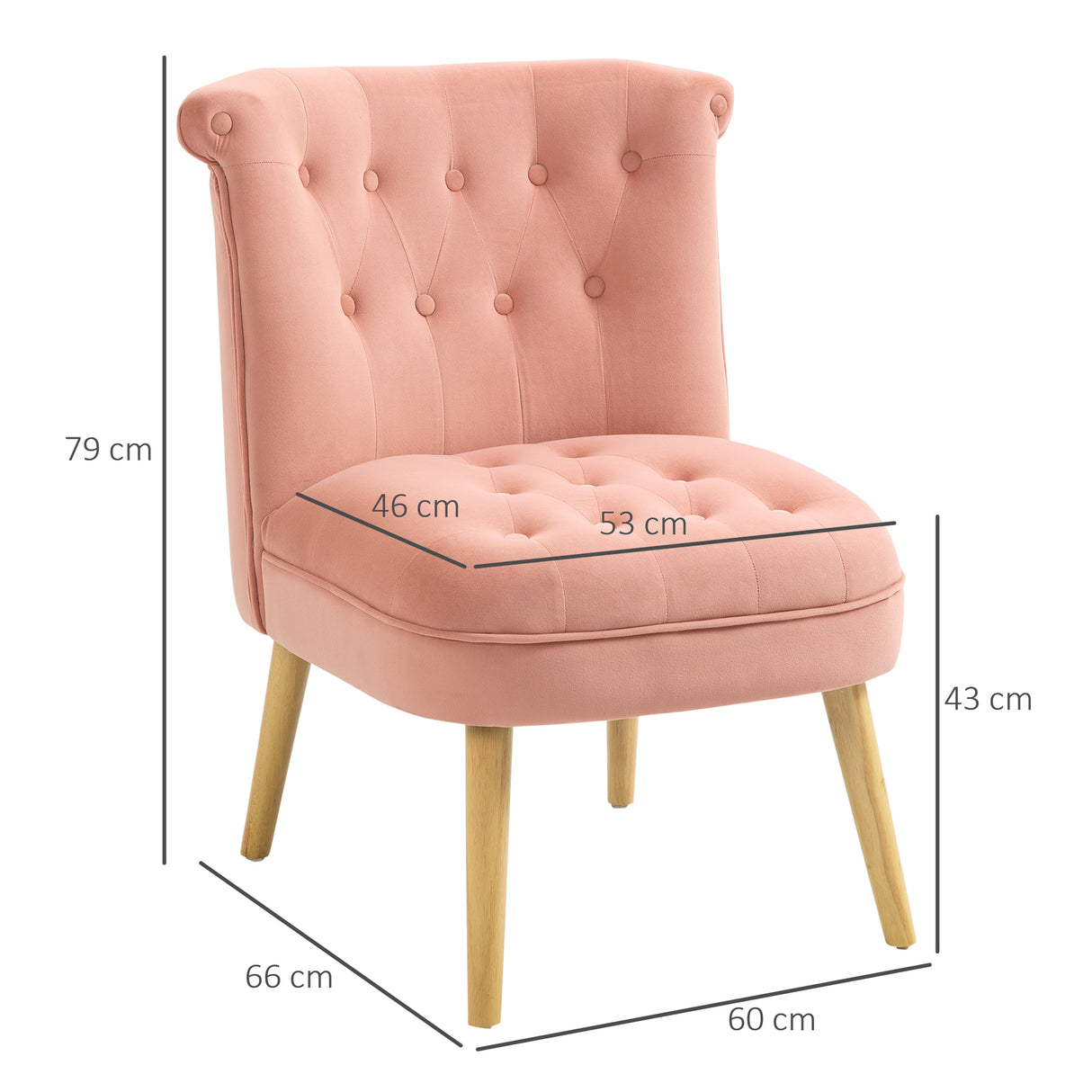 easycomfort easycomfort sedia moderna per soggiorno e sala da pranzo con seduta imbottita e tessuto vellutato 60x66x79 cm rosa