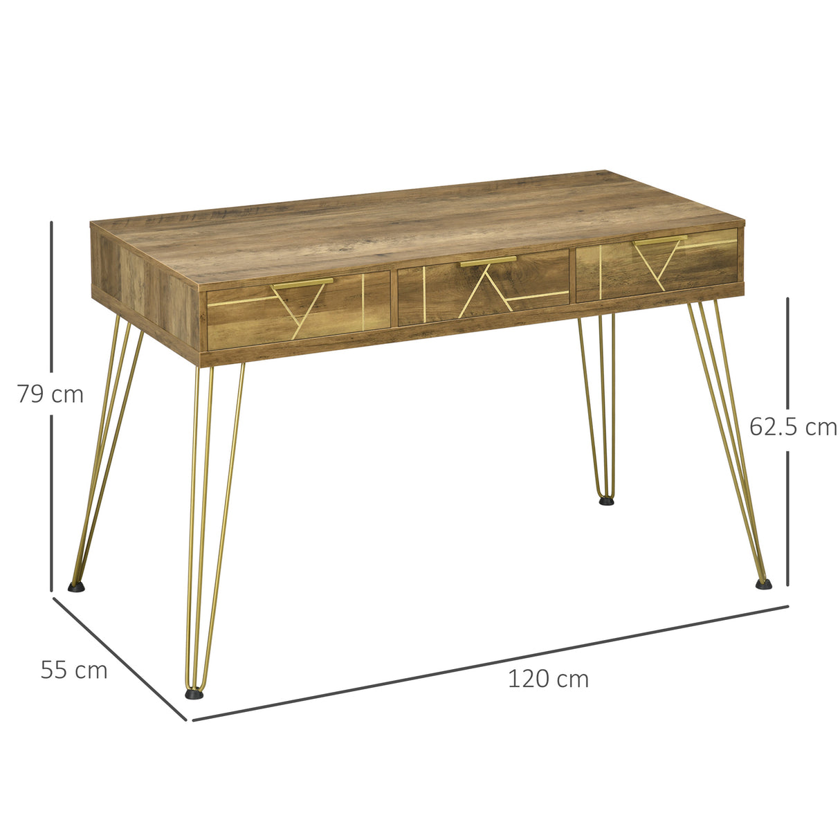 immagine-3-easycomfort-easycomfort-tavolo-scrivania-da-ingresso-stile-vintage-in-truciolato-e-acciaio-con-3-cassetti-120x55x79-cm