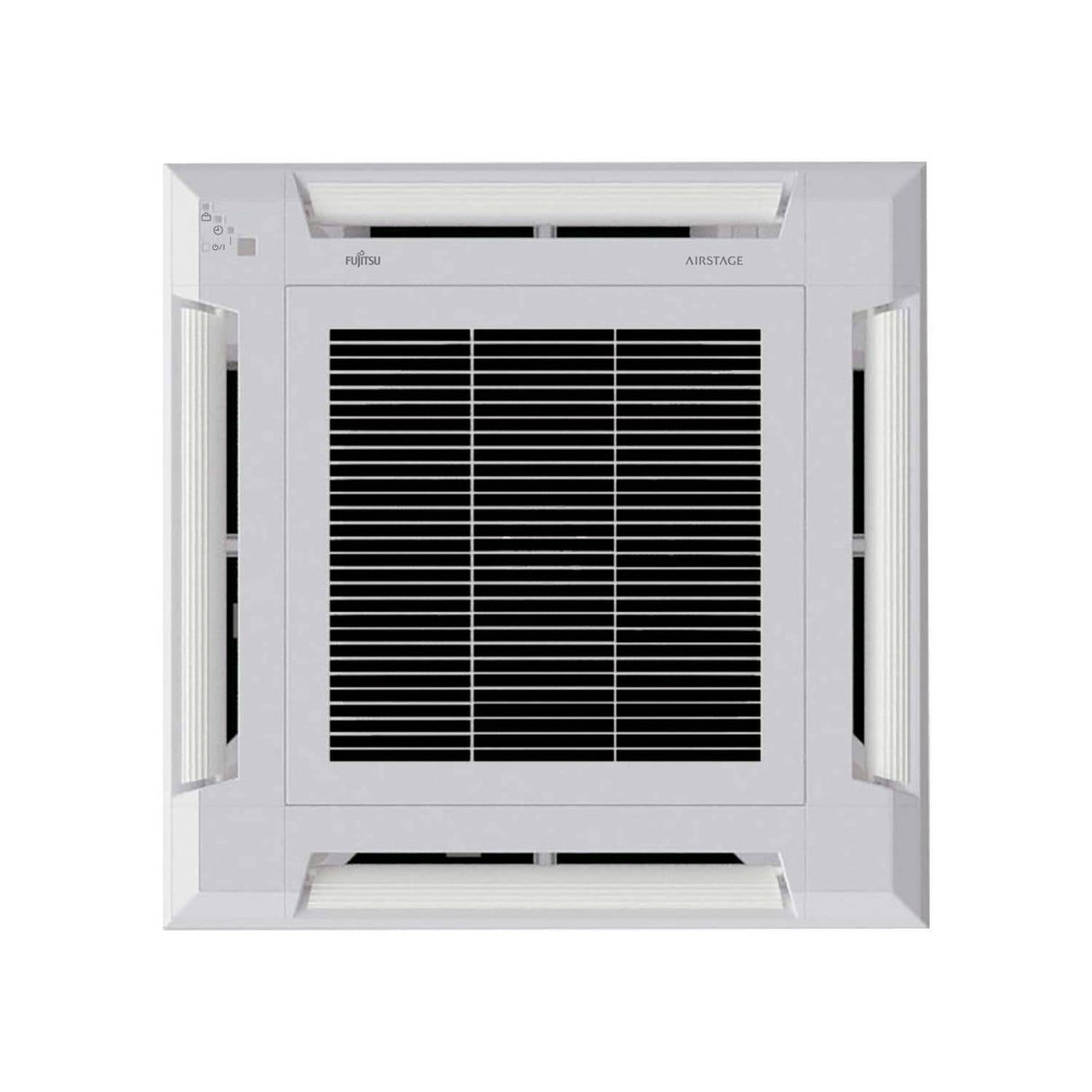 fujitsu condizionatore a cassetta fujitsu kv 12000 btu auxg12kvla r 32 wi fi optional con griglia e telecomando