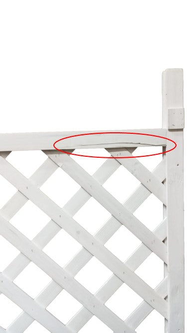 hercules area occasioni 2242 copertura copri unita esterna condizionatore in legno bianco 103x52x90 per condizionatori dualtrial e 1800024000 btu