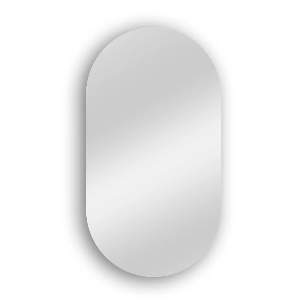 divina garden specchio da bagno ovale retroilluminato reversibile olivia led 50x100 ean 8056157809517