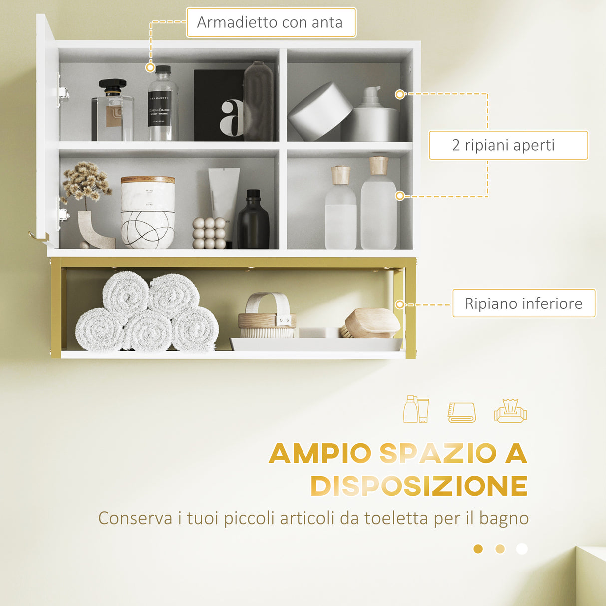 immagine-4-easycomfort-easycomfort-armadietto-bagno-a-2-livelli-montaggio-a-parete-con-ripiani-aperti-in-mdf-bianco-60x20x51-cm