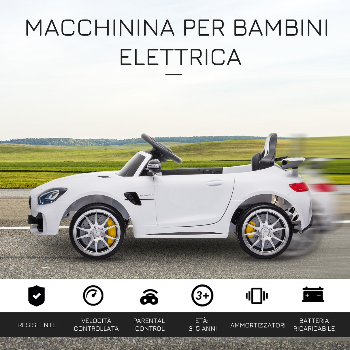 immagine-4-easycomfort-easycomfort-macchinina-per-bambini-elettrica-12v-con-licenza-mercedes-amg-gtr-velocita-3-5kmh-telecomando-luci-e-suoni-bianca