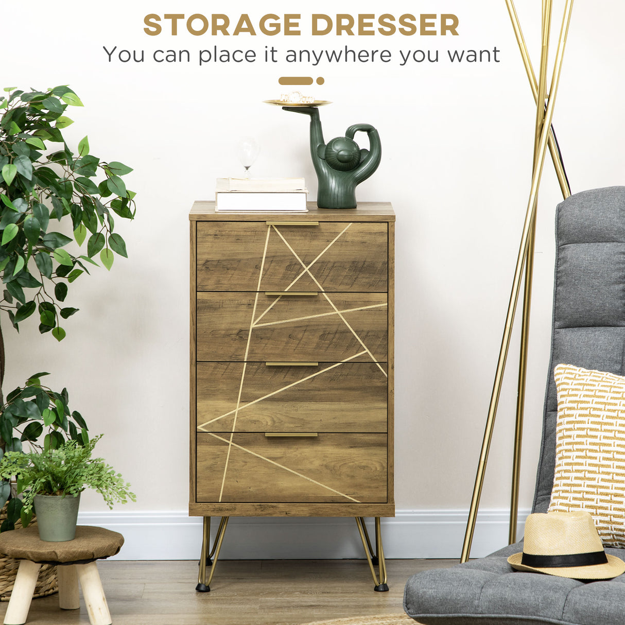 immagine-4-easycomfort-easycomfort-mobile-cassettiera-a-4-cassetti-in-legno-truciolare-e-gambe-in-acciaio-48x39x87cm-legno-e-oro