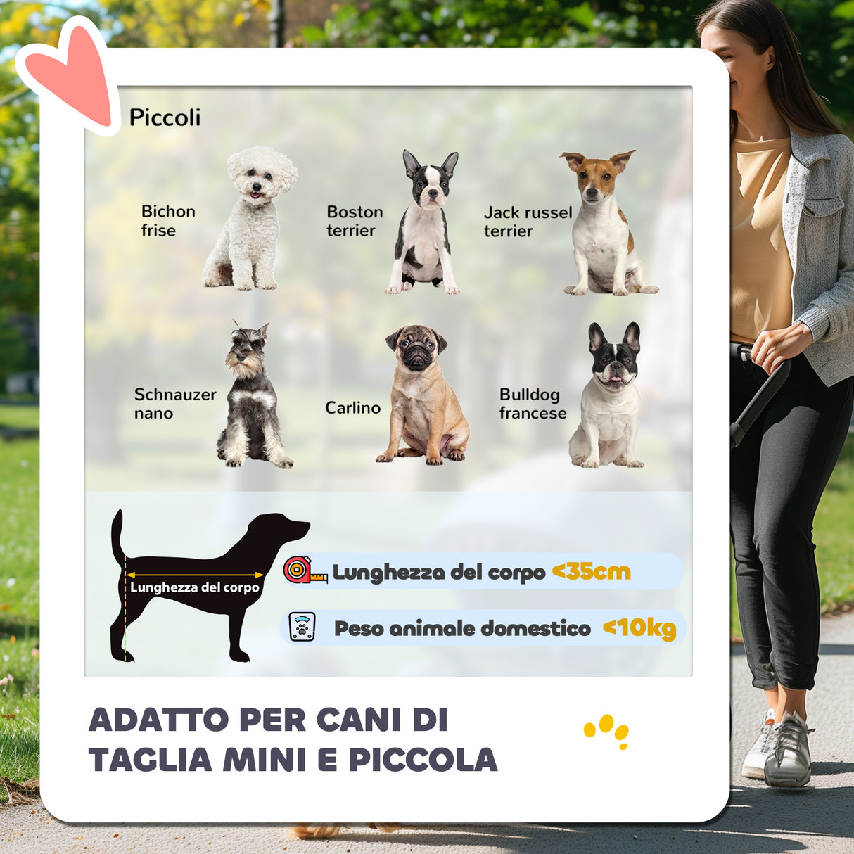 easycomfort easycomfort passeggino per cani piccoli pieghevole con copertura antipioggia ruote girevoli e con freni blu
