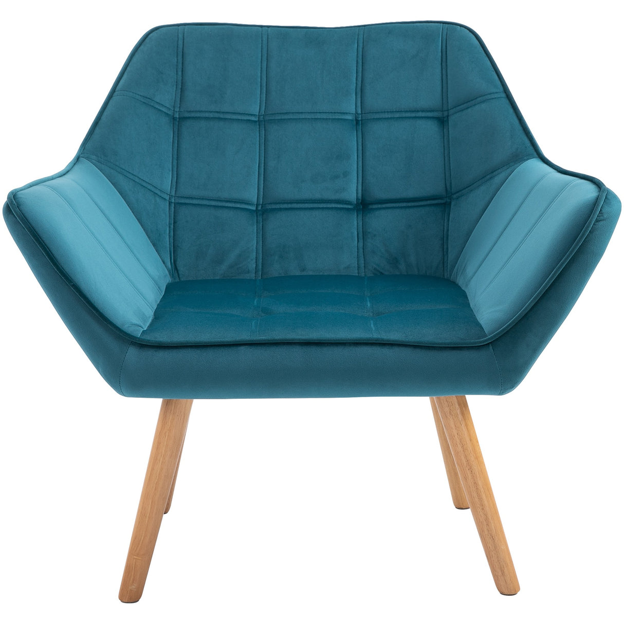 easycomfort easycomfort poltroncina da camera design scandinavo poltrona in velluto e legno color petrolio per soggiorno o ufficio 67x61 5x71cm ean 8055776913292