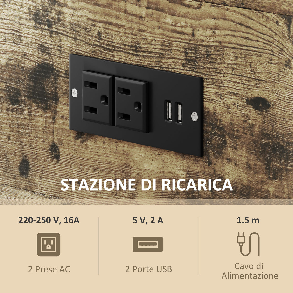 easycomfort easycomfort tavolino da divano con cassetto e 2 ripiani stile industriale in legno e metallo 60x30x66 5 cm nero e marrone