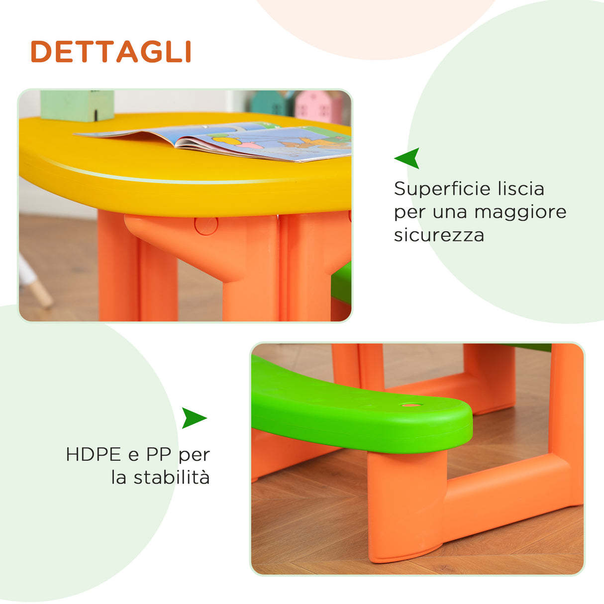 immagine-4-easycomfort-easycomfort-tavolo-da-picnic-per-2-bambini-di-3-6-anni-con-2-panche-per-esterno-e-interno-multicolore
