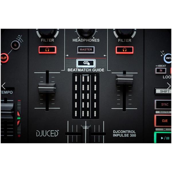 hercules mixer djcontrol inpulse 300 con 2 canali 1 usb 4780883