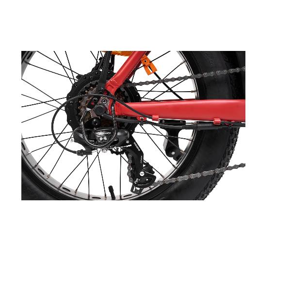 jeep bicicletta elettrica jeep e bike phoenix 36v 250w nero e rosso je bi 220001 ean 8052679455928