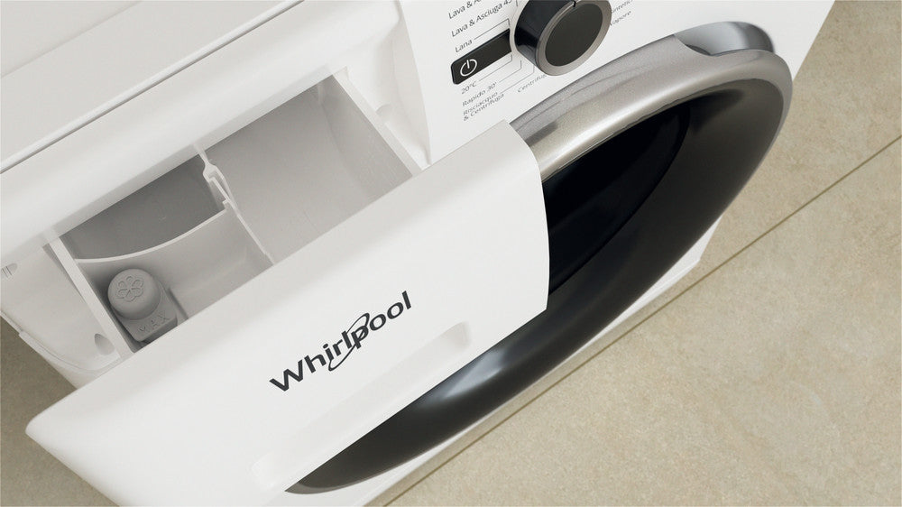 lavasciuga a libera installazione whirlpool 9 + 6 kg fwdg 961483 wbsv it n 1400 giri tecnologia 6 senso steamcare wash dry classe d