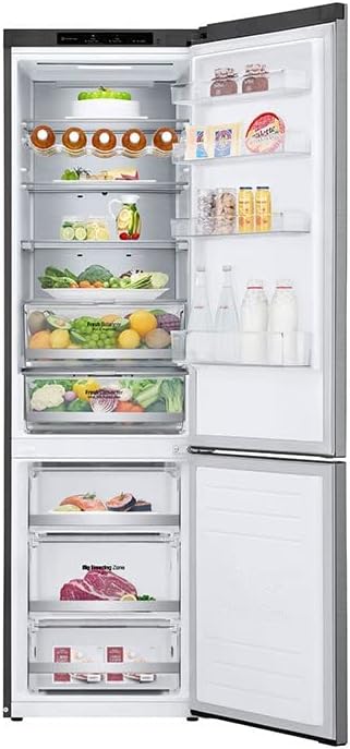 lg frigorifero combinato lg gbb72pzvcn1 384 litri classe c a203xl595xp675 total no frost inox ean 8806091769862