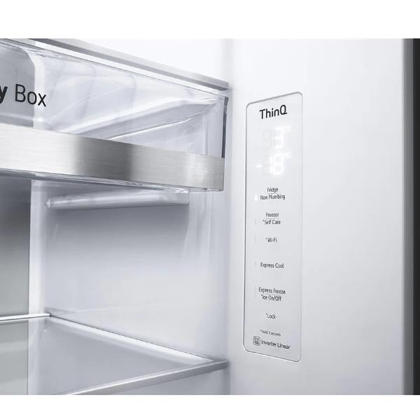 lg frigorifero side by side lg gsxv91mcae 635 litri classe e a179xl913xp735 wi fi con smartthinq nero ean 8806091270320