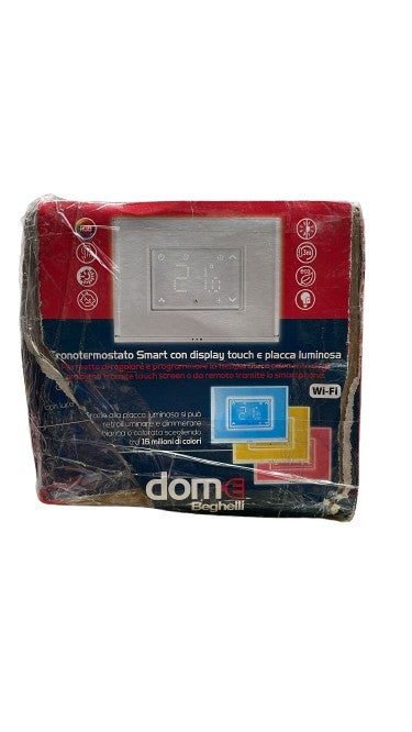 beghelli area occasioni cronotermostato smart beghelli dom e con display touch e placca luminosa wi fi 60048