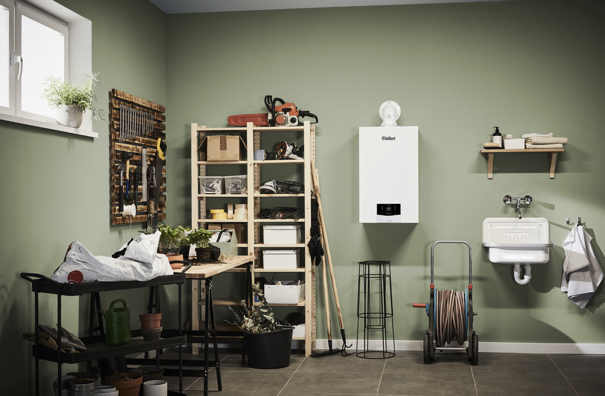 caldaia a gas vaillant a condensazione ecotec plus vmw 35 cs 1 5 cfi con vsmart wi fi metano o gpl completo di kit scarico fumi