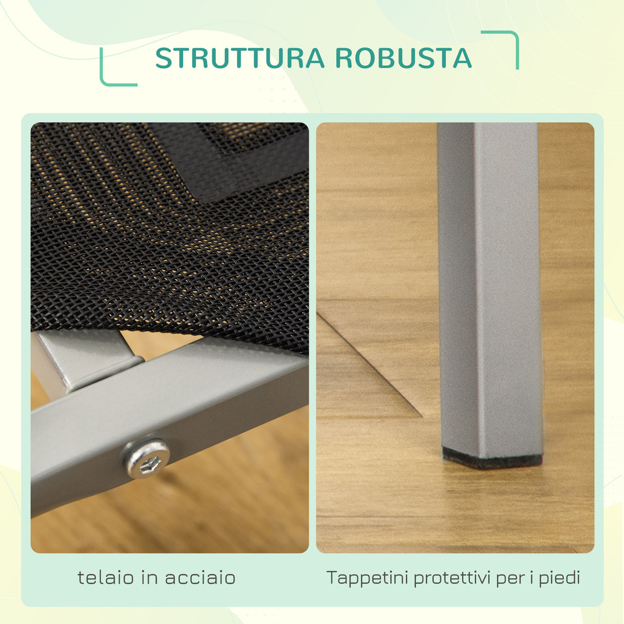 easycomfort easycomfort lettino per cani rialzato con seduta traspirante in metallo e tessuto 90x65x20 cm nero e argento