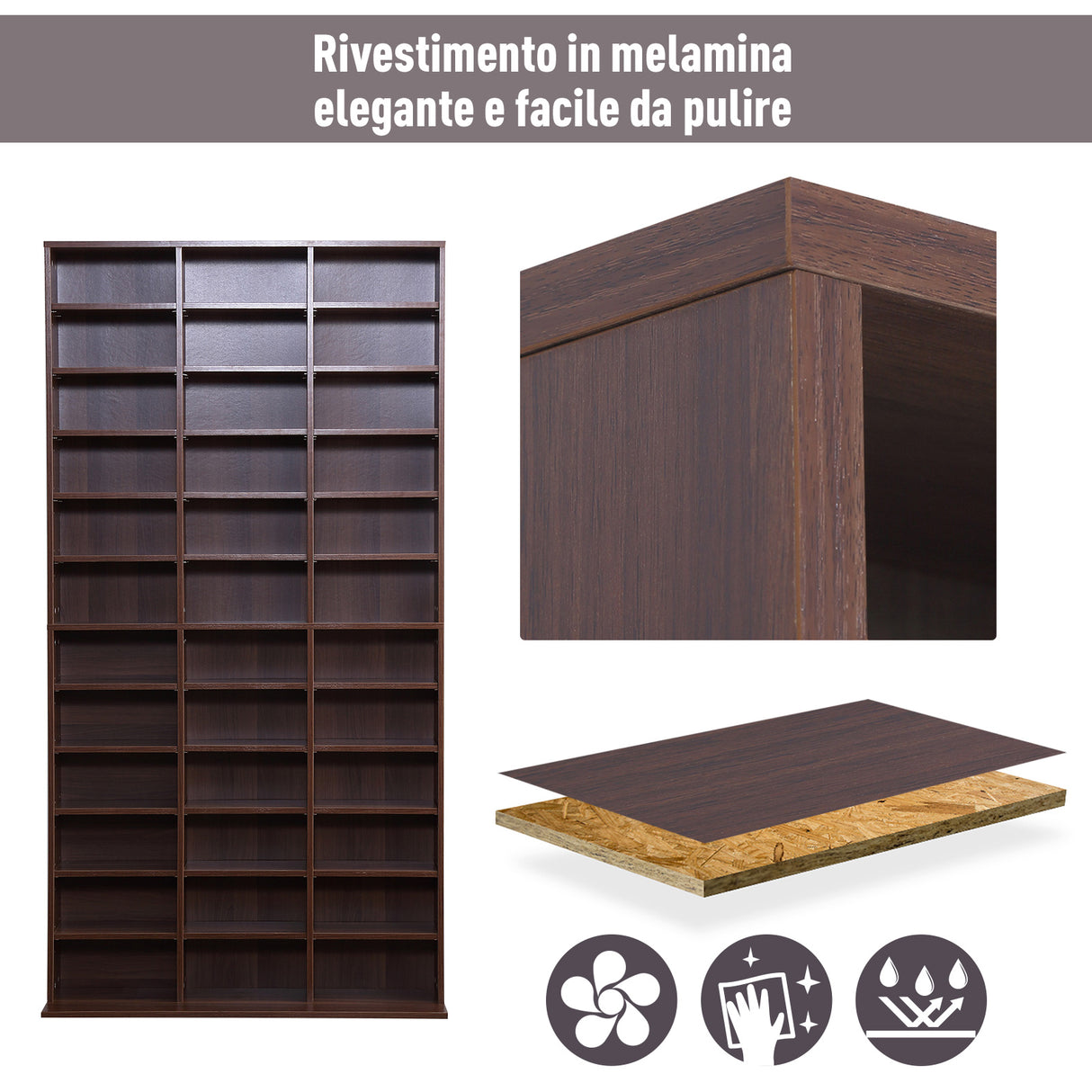 immagine-5-easycomfort-easycomfort-libreria-modulare-mobile-porta-cd-classica-36-scompartimenti-regolabili-legno-195-102-23-5cm-ean-8054144135328