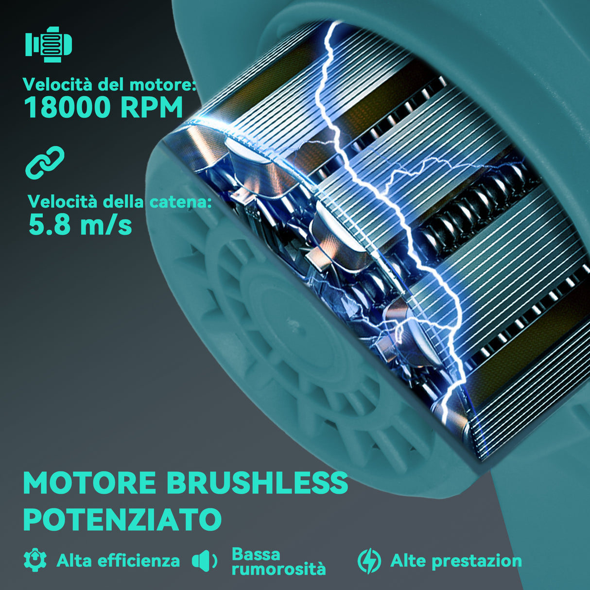 easycomfort easycomfort motosega a batterie 2 in 1 con palo telescopico motore brushless 2 batterie e blocco di sicurezza blu