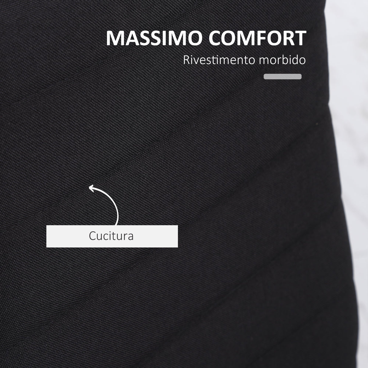 easycomfort easycomfort set 4 sedie imbottite per soggiorno o sala da pranzo sedie da cucina moderne in metallo e tessuto nero