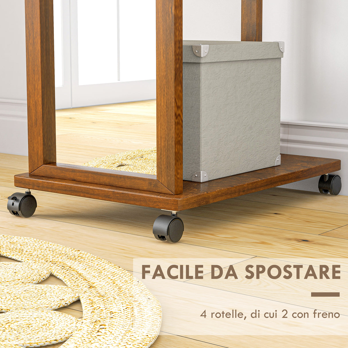 easycomfort easycomfort specchio da camera e ingresso con ripiano inferiore e binario in legno e vetro 35 5x49 5x167 8 cm