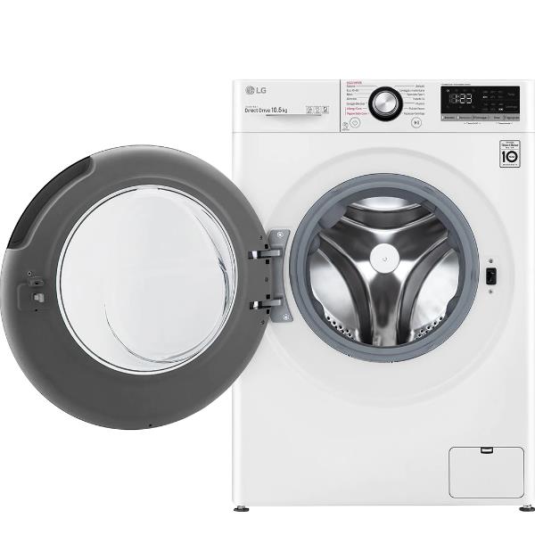 lavatrice a carico frontale lg 10 5 kg ai dd serie v3 f4wv310sae classe a a85xl60xp56 5 1400 giri lavaggio a vapore inverter direct drive