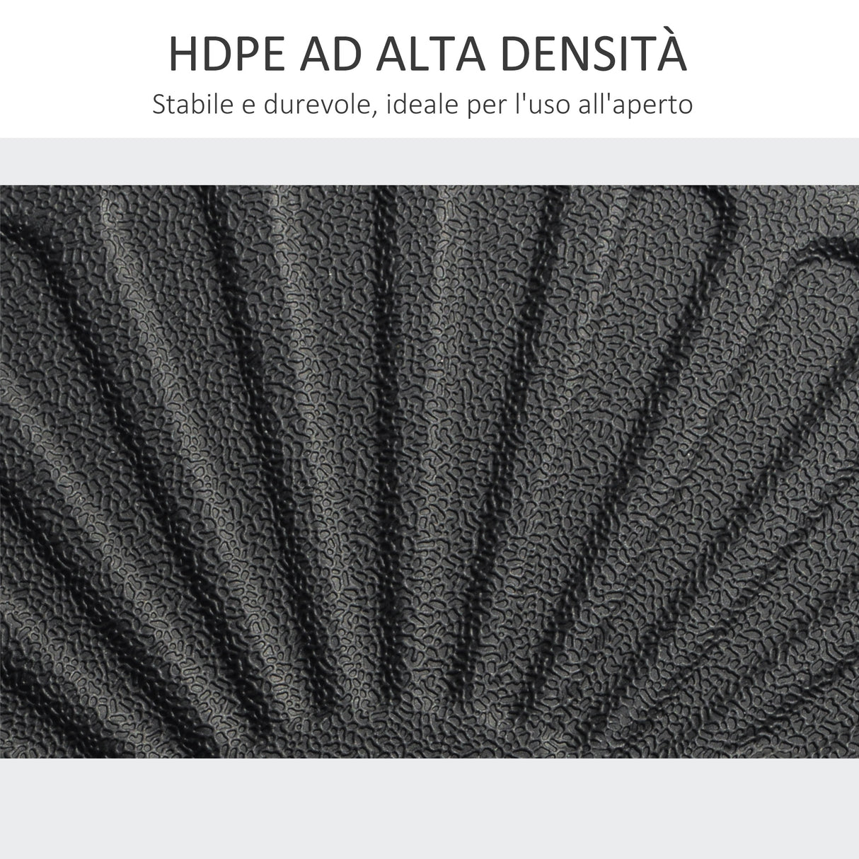 easycomfort easycomfort base per ombrellone da giardino con palo centrale 3 8cm e 4 8cm hdpe nero