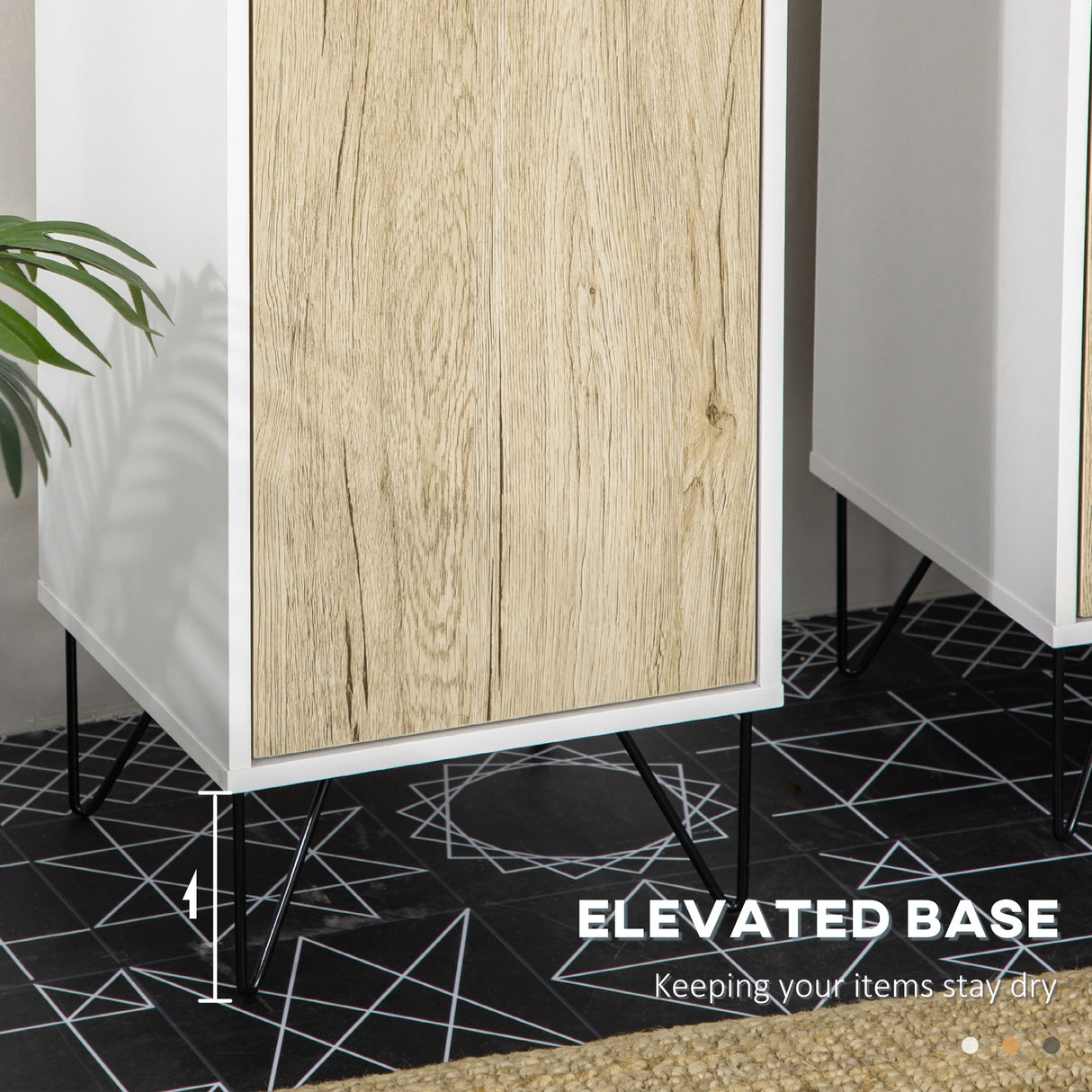 immagine-6-easycomfort-easycomfort-colonna-bagno-con-2-ripiani-aperti-e-2-armadietti-in-truciolato-30x31-5x169-cm-bianco-e-color-legno