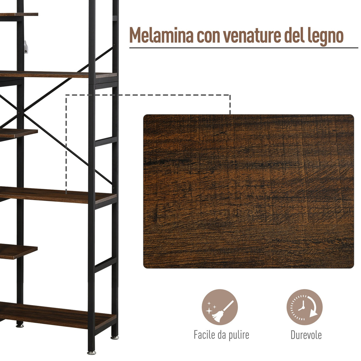 immagine-6-easycomfort-easycomfort-grande-scaffale-libreria-da-parete-in-legno-e-metallo-nero-con-6-ripiani-stile-vintage-industriale-100x30x182cm-ean-8055776912851