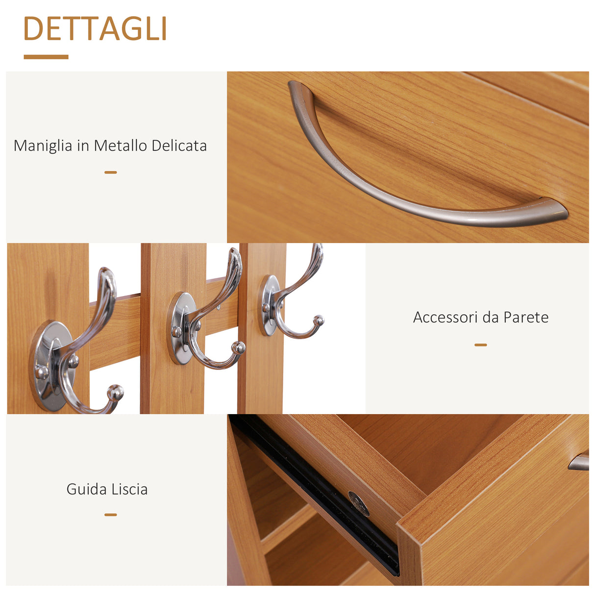 easycomfort easycomfort set mobili ingresso moderno con scarpiera e specchio appendiabiti da ingresso con 6 ganci 2 ripiani regolabili e cassetti in legno per corridoio 90x24x177 cm legno ean 8054144130729