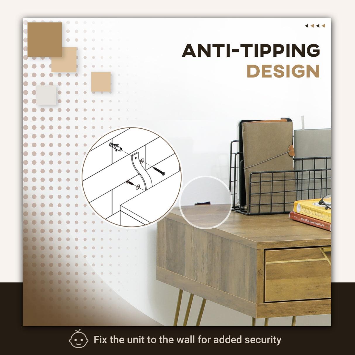 immagine-6-easycomfort-easycomfort-tavolo-scrivania-da-ingresso-stile-vintage-in-truciolato-e-acciaio-con-3-cassetti-120x55x79-cm