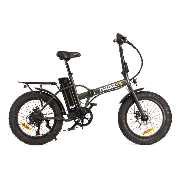 electric bike nilox x8 plus 30nxeb20v002v3 gomme fat da 20x4 batteria removibile da 36 v 13 ah 468 wh cambio shimano a 7 velocita motore brushless high speed da 36v 250w 38555