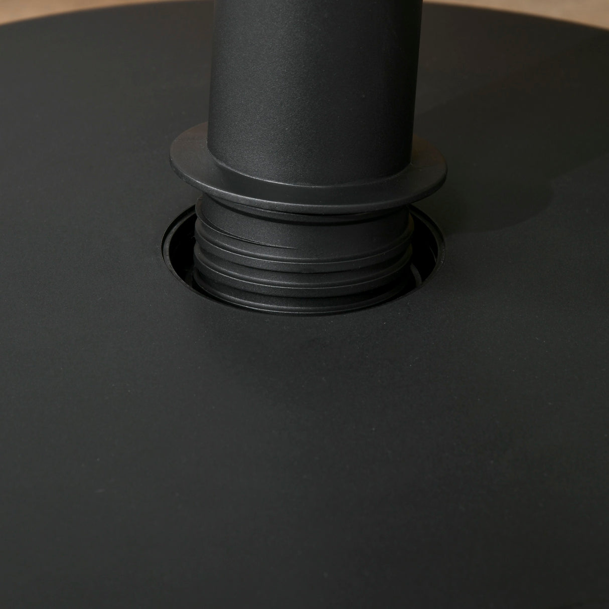 easycomfort easycomfort base per ombrellone da giardino in plastica pp max 18kg di peso 45x33 cm nero