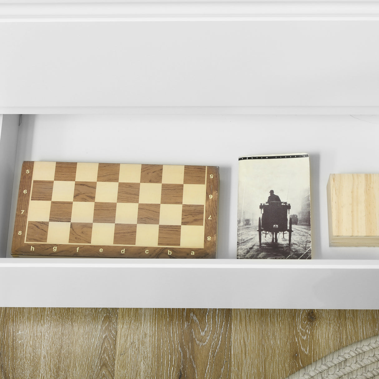 easycomfort easycomfort cassettiera a 3 cassetti in truciolato bianco per camera da letto studio e soggiorno 70lx37x75cm