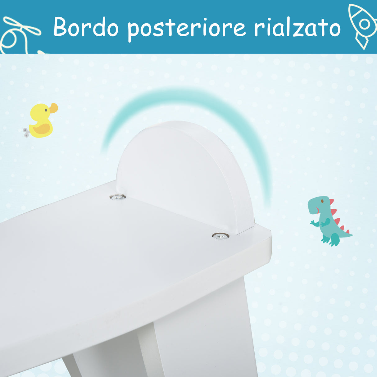 easycomfort easycomfort cavallo a dondolo bambini da 1 3 anni in legno con maniglie e poggiapiedi 68x26 5x48 cm bianco