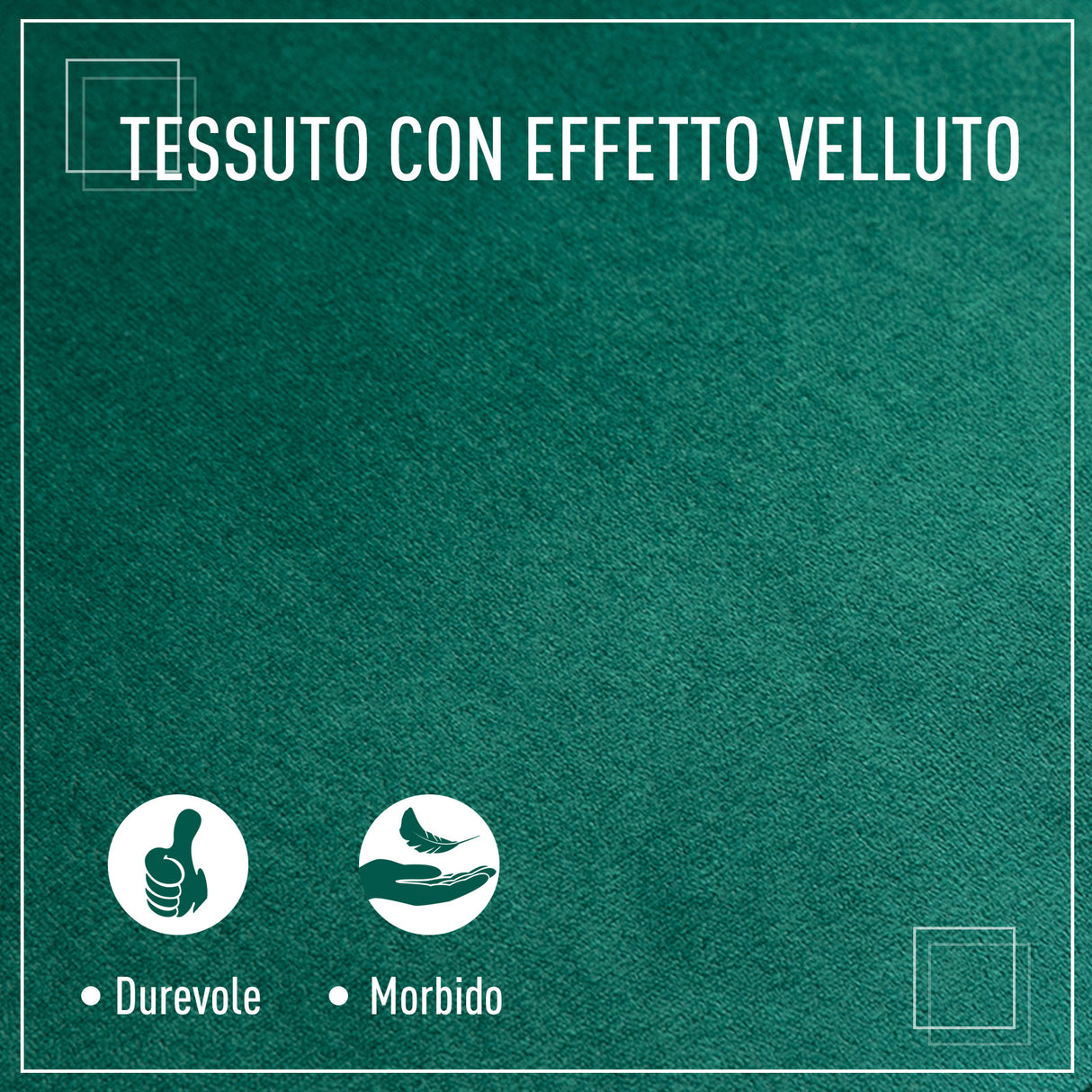 easycomfort easycomfort poltrona da camera da letto e salotto in velluto verde con imbottitura spessa e solida struttura in legno 67x65x77cm ean 8055776910642