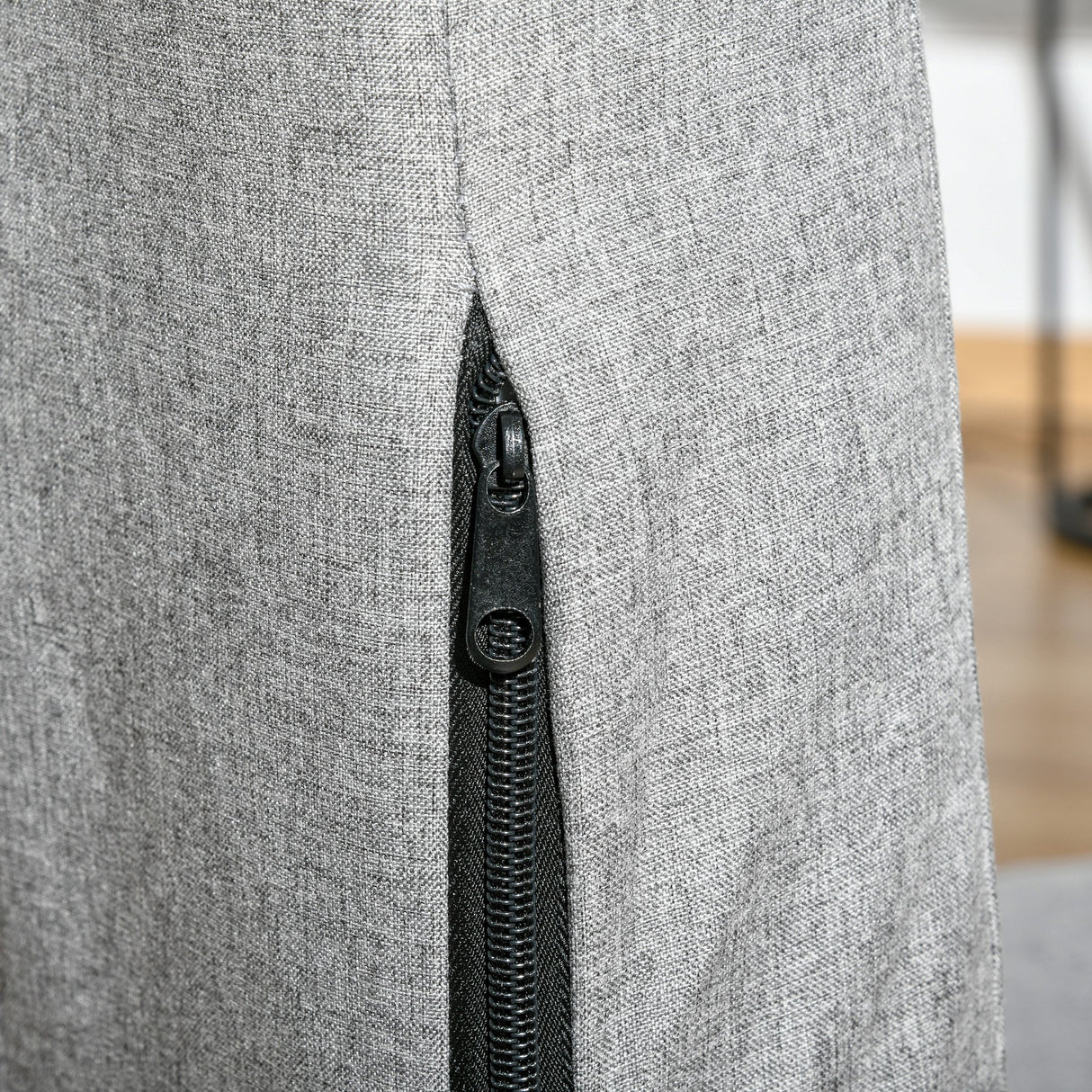 easycomfort easycomfort poltrona letto singolo con schienale reclinabile 5 livelli con cuscino extra tessuto e metallo 73x74x81cm grigio