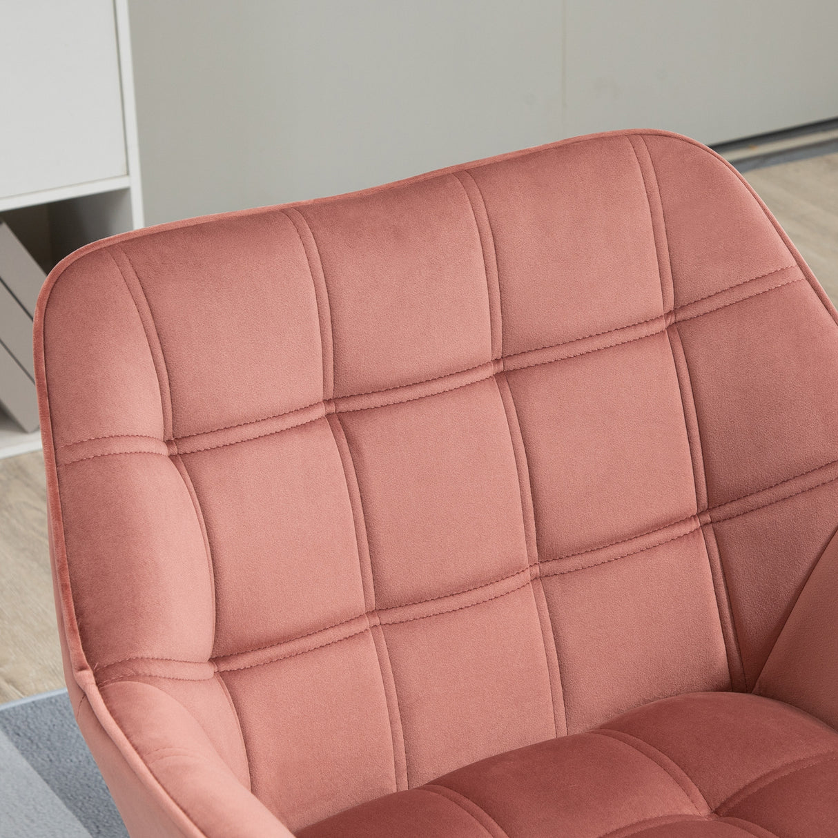 easycomfort easycomfort poltroncina stile nordico in legno ed effetto velluto rosa per soggiorno o ufficio 67x61 5x71 cm