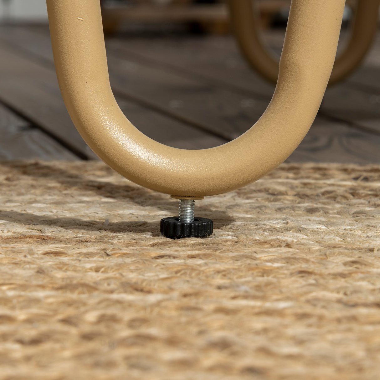 easycomfort easycomfort salotto da giardino in rattan stile boho con divano 2 posti 2 poltrone e tavolino con vetro