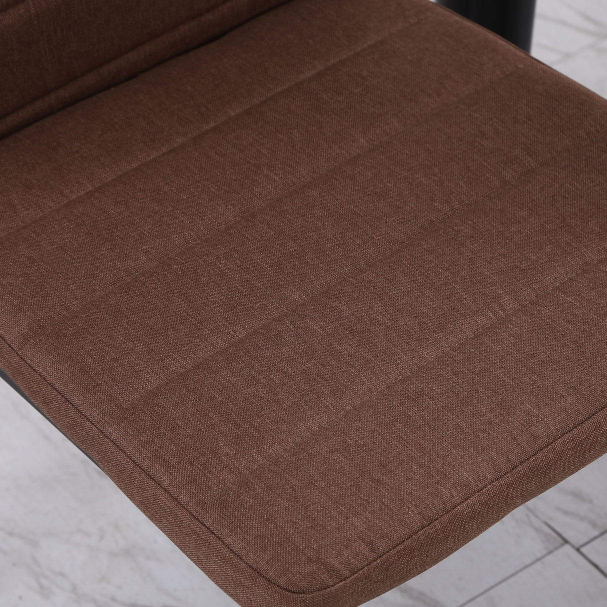 easycomfort easycomfort set 4 sedie imbottite per soggiorno o sala da pranzo sedie da cucina moderne in metallo e tessuto cachi