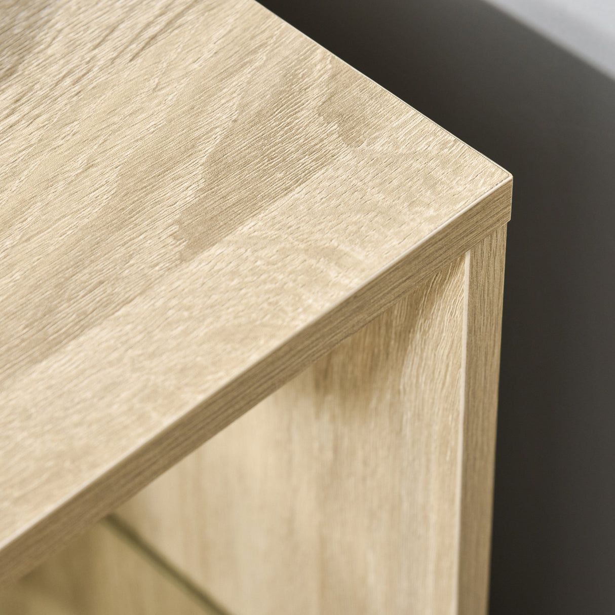 easycomfort easycomfort tavolino da salotto moderno e multiuso in legno e vetro per soggiorno o camera 40x40x56cm