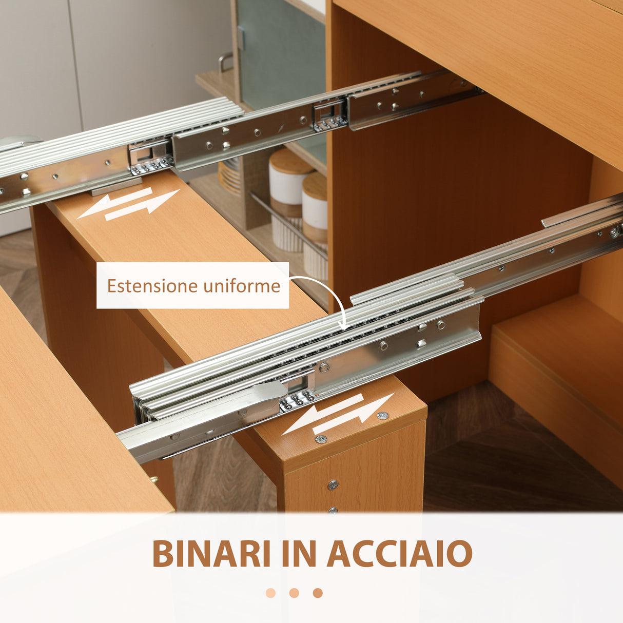 easycomfort easycomfort tavolo pieghevole da pranzo max 5 persone in truciolato e acciaio 84x180x100 cm color legno