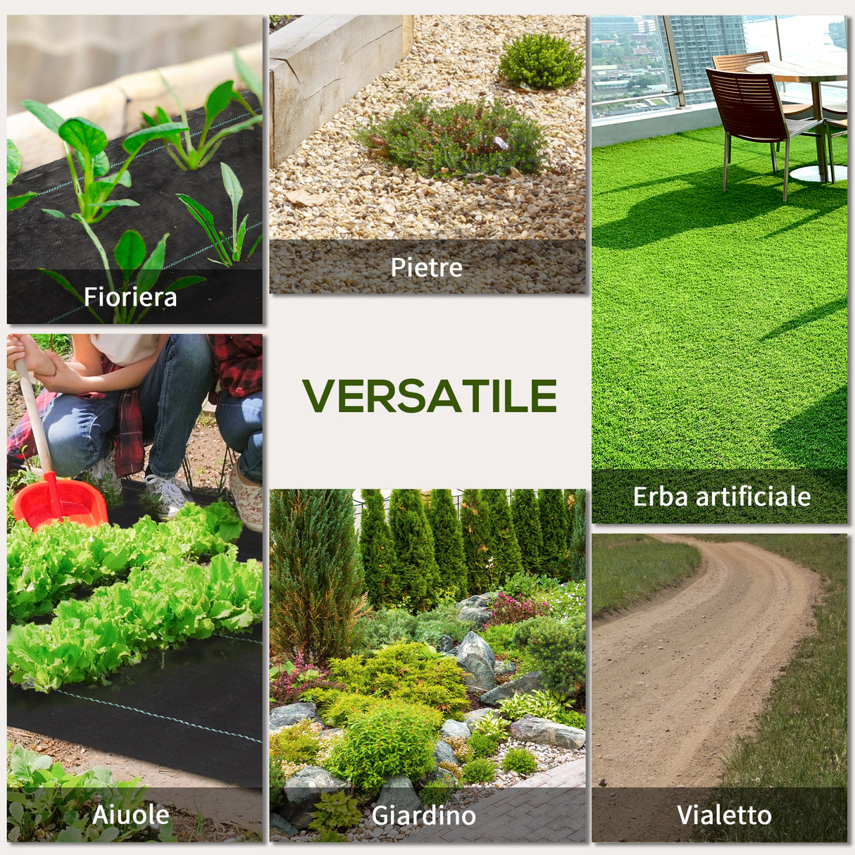 easycomfort easycomfort telo per pacciamatura 2x25 m per orto serra e giardino drenante e traspirante nero