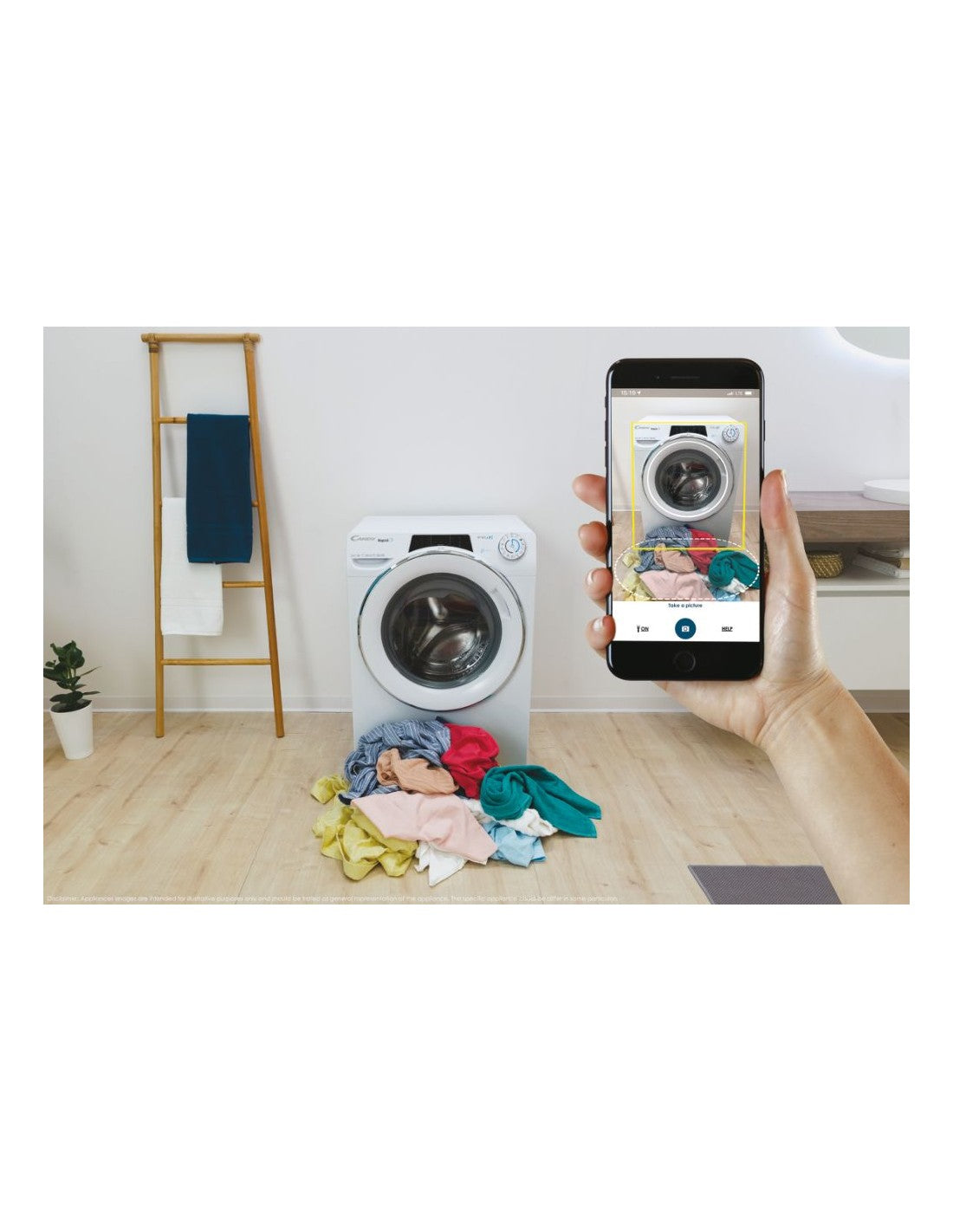 lavatrice a carica frontale 10 kg candy rapido ro14104dwmse 1 s 1400 giri classe a a85xl60xp58 funzione vapore wi fi_ble snap wash