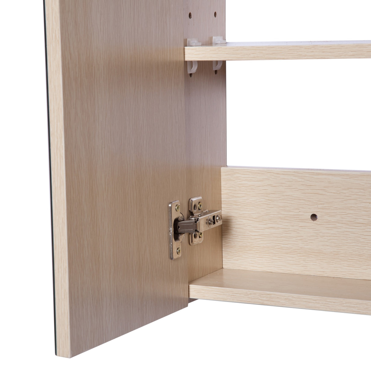 easycomfort easycomfort armadietto pensile da bagno a parete con specchio a 3 ante e ripiani regolabili in legno 90x60x13 5cm ean 8054144132402