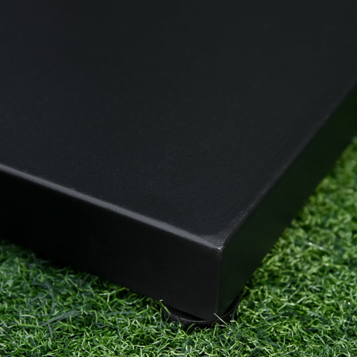 easycomfort easycomfort base per ombrellone quadrata da 18kg per pali da 33 53 8 cm 45x45x39 cm nero