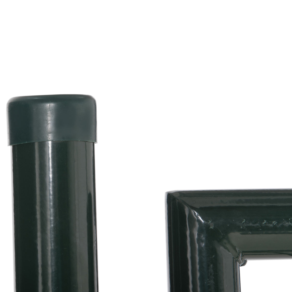 easycomfort easycomfort cancello da giardino in acciaio con serratura e 3 chiavi 97x150cm verde