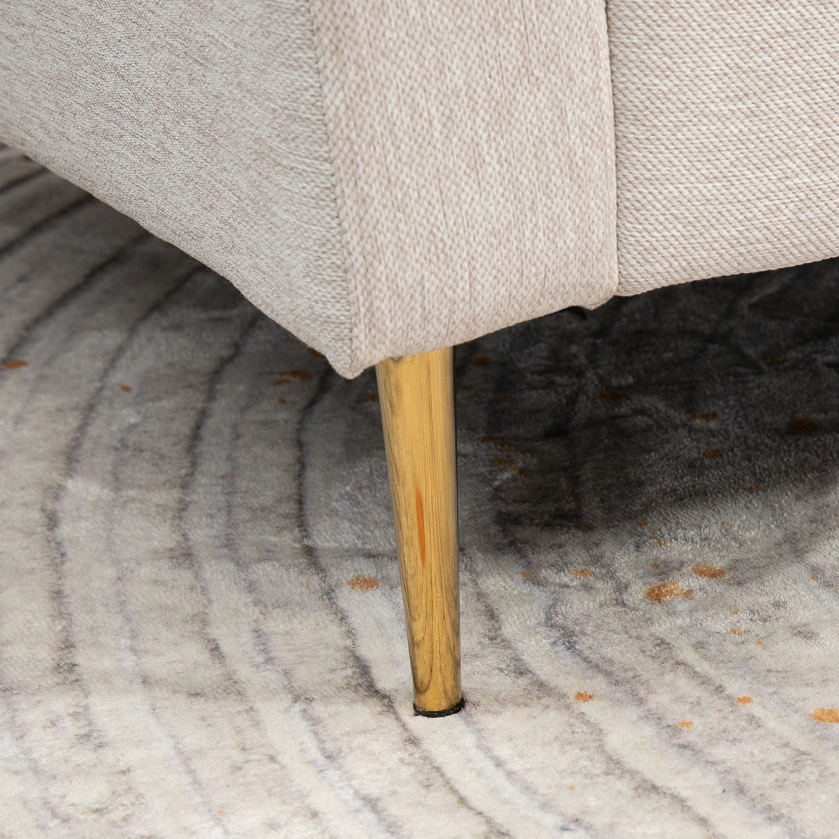 easycomfort easycomfort divano letto 3 posti in tessuto con poggiapiedi e schienale a 5 reclinazioni 213x91x83cm crema